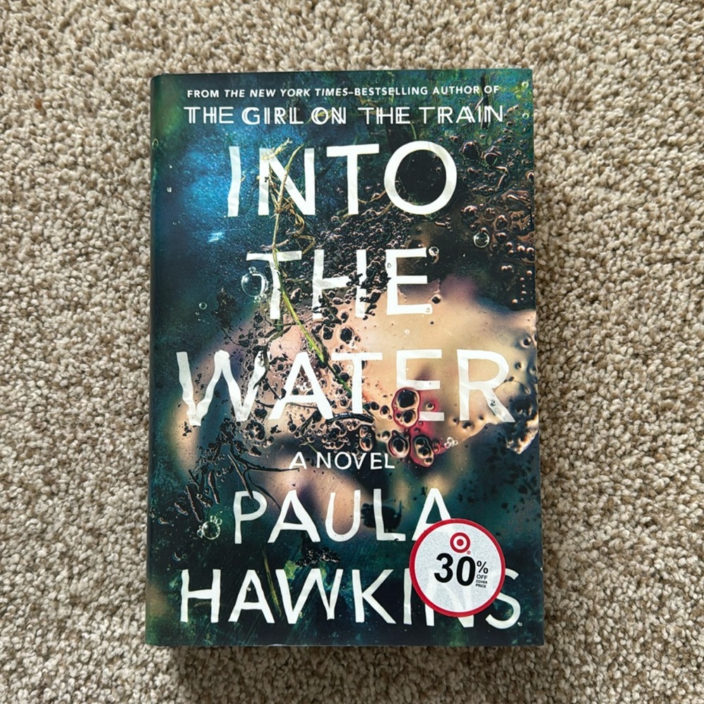 Hardback book INTO THE WATER by Paula Hawkins